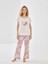 Yeni Sezon Bisiklet Yaka Cicekli Kadin Pijama Takimi - S53526Z8 1