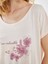Yeni Sezon Bisiklet Yaka Cicekli Kadin Pijama Takimi - S53526Z8 3