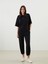 Yeni Sezon Bisiklet Yaka Baskili Oversize Kadin Tisort - S5IY21Z8 2