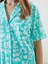 Yeni Sezon Gomlek Yaka Desenli Kadin Pijama Takimi - S5CU69Z8 3