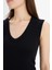 Yeni Sezon Slim Fit Dar Kesim V Yaka Ribana Atlet 5