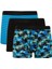 Yeni Sezon Regular Fit Kamuflaj Desenli 3'lü Boxer 1