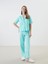 Yeni Sezon Gomlek Yaka Desenli Kadin Pijama Takimi - S5CU69Z8 1