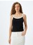 Yeni Sezon Basic Fitilli Kolsuz Biyeli Slim Fit Kadın Atet 3