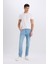 Yeni Sezon Carlo Skinny Fit Ekstra Dar Kalıp Normal Bel Ekstra Dar Paça Jean Pantolon 2