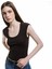 Yeni Sezon Slim Fit Pamuklu Kolsuz U Yaka Basic Crop Body 1