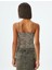 Yeni Sezon Crop Atlet Leopar Fiyonklu Ip Askılı Slim Fit 4