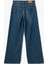 Yeni Sezon Yüksek Bel Düğmeli Geniş Paça Cepli Kot Pantolon - Wide Leg Jeans 5