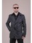 Slim Fit Kemerli Erkek Trençkot 1