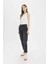 Yeni Sezon Lina Comfort Mom Normal Bel Düz Paça Jean Kar Yıkamalı Pantolon 5