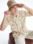 Yeni Sezon Regular Fit Kisa Kollu Desenli Poplin Erkek Gomlek - S57593Z8 1