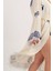 Müslin Kimono %100 Pamuklu Deniz Kabuğu Baskılı Desenli Bornoz Kaftan Sabahlık 4
