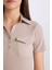 Yeni Sezon Slim Fit Dar Kesim Fitilli Kaşkorse Cepli Kısa Kollu Polo Tişört 5