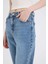 Yeni Sezon Lina Comfort Mom Normal Bel Düz Paça Jean Kar Yıkamalı Pantolon 5