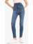 Yeni Sezon Anna Skinny Fit Yüksek Bel Düz Paça Uzun Jean Taş Yıkama Pantolon 1