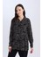 Yeni Sezon Loose Fit Desenli Uzun Kollu Gömlek Tunik 1