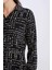 Yeni Sezon Loose Fit Desenli Uzun Kollu Gömlek Tunik 4