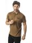 Polo Yaka Düğmeli Cepli Düz Renk T-SHIRT-6288 2