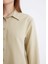 Yeni Sezon Relax Fit Basic Düz Poplin Uzun Kollu Gömlek Tunik 5
