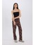 Yeni Sezon Crop Pamuklu Siyah Askılı Atlet-Fall In Love 2