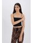 Yeni Sezon Crop Pamuklu Siyah Askılı Atlet-Fall In Love 4