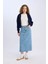 Yeni Sezon Long Fit Jean Uzun Etek 2