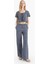 Yeni Sezon Coool Wide Leg Desenli Normal Bel Geniş Paça Pantolon 4