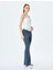 Yeni Sezon Yüksek Bel Ispanyol Paça Dokulu Skinny Fit Tayt Pantolon Bürümcük 2