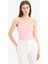 Yeni Sezon Slim Fit Dar Kesim V Yaka Dantelli Atlet 3