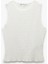 Yeni Sezon Bisiklet Yaka Kolsuz Dokulu Slim Fit Crop Üst Bürümcük 3