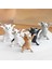 5 Adet Anime Elleri Dans Eden Kedi Modeli Kedi Süsleri Kedi Figürleri Oyuncaklar Çocuk Odası Çalışma Odası (Yurt Dışından) 1