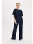 Yeni Sezon Bürümcük Pantolon Wide Leg Geniş Bol Paça Esnek Belli 5