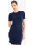Yeni Sezon Coool Bodycon Vücudu Saran Bisiklet Yaka Fitilli Kaşkorse Kısa Kollu Mini Elbise 2