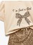 Yeni Sezon Fiyonk Detaylı Kısa Kollu Pamuklu Leopar Desenli Şortlu Pijama Takımı 5