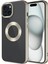 iPhone 15 Plus Kılıf Kamera Korumalı Logo Gösteren Omega Kapak 1