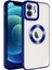 iPhone 12 Kılıf Kamera Korumalı Logo Gösteren Omega Kapak 1