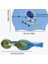 Dinazor Astronot Deniz Havuz Gözlüğü Ayarlı Kız Çocuk Bone Su Sızdırmaz Buğu Önleyici Uv Koruma 4