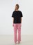 Yeni Sezon Bisiklet Yaka Baskili Kadin Pijama Takimi - S51739Z8 4
