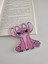 Stitch Pembe Pleksi Kitap Ayracı 8 cm -1 Adet 1