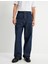 Yeni Sezon Cep Detaylı Pamuklu Bol Super Baggy Jean Pantolon 4
