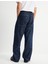 Yeni Sezon Cep Detaylı Pamuklu Bol Super Baggy Jean Pantolon 5