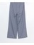 Yeni Sezon Beli Lastikli Ekose Kadin Pijama Alti - S5NS25Z8 2