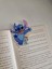 Stitch Mavi Pleksi Kitap Ayracı 8 Cm- 1 Adet 1