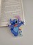 Stitch Mavi Pleksi Kitap Ayracı 8 Cm- 1 Adet 2
