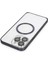 Apple iPhone 15 Pro Max Kılıf Metal Bumper Magneticsafe Kapak - Lacivert Ferrg 4