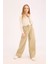 Yeni Sezon Kız Çocuk Wide Leg Geniş Paça Pamuklu Pantolon 4
