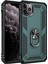 Apple iPhone 11 Pro Max Kılıf Sofya Yüzüklü Silikon Kapak - Yeşil Yktsn 1