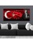 Yatay Saatli Ortadan Vatan Temalı Cam Tablo YSOV145 3