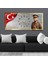 Yatay Saatli Ortadan Vatan Temalı Cam Tablo YSOV143 3