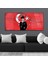 Yatay Saatli Ortadan Vatan Temalı Cam Tablo YSOV096 3